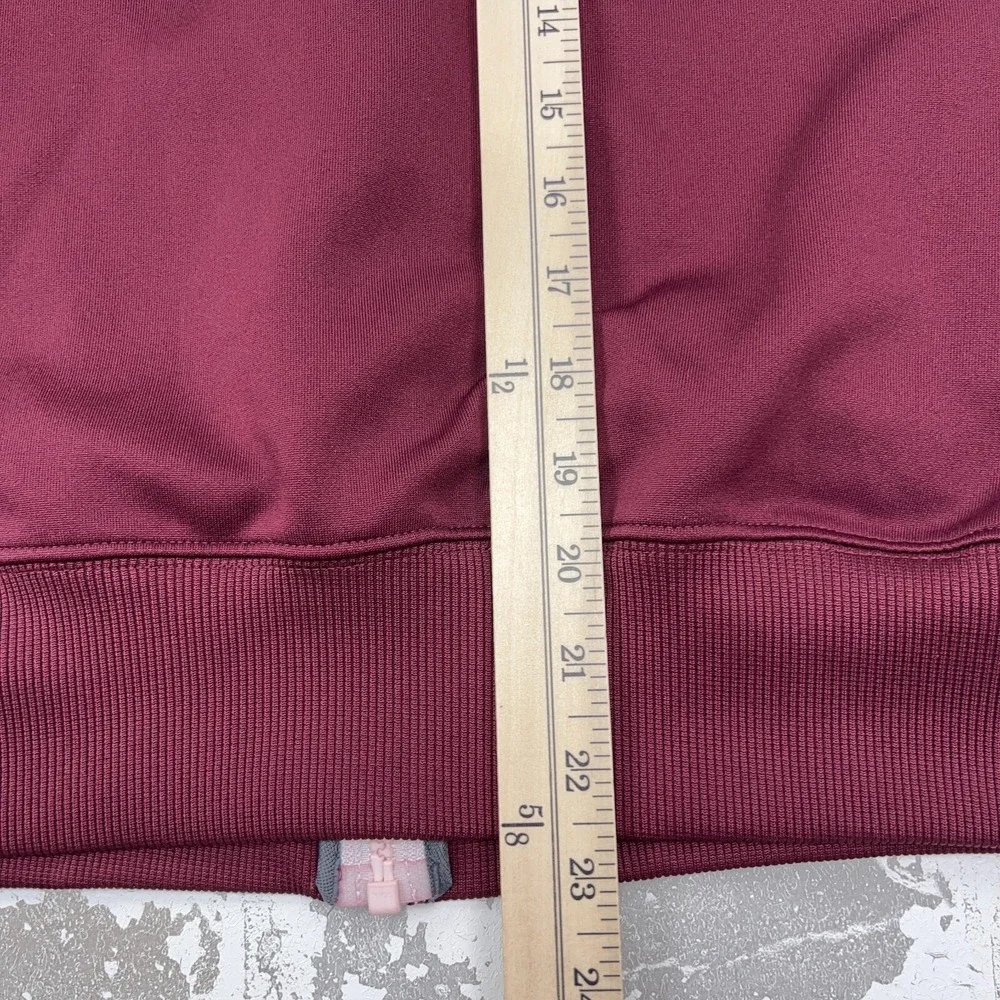 Virginia Tech Hokies Jacket Women XL Maroon Nike Dri Fit Track Suit Team‎ Issue